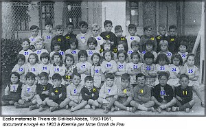 SIDI BEL ABBES ECOLE THIERS MATERNELLE 1950 (2)
